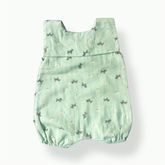 Soft Cotton Dog Print Baby Romper