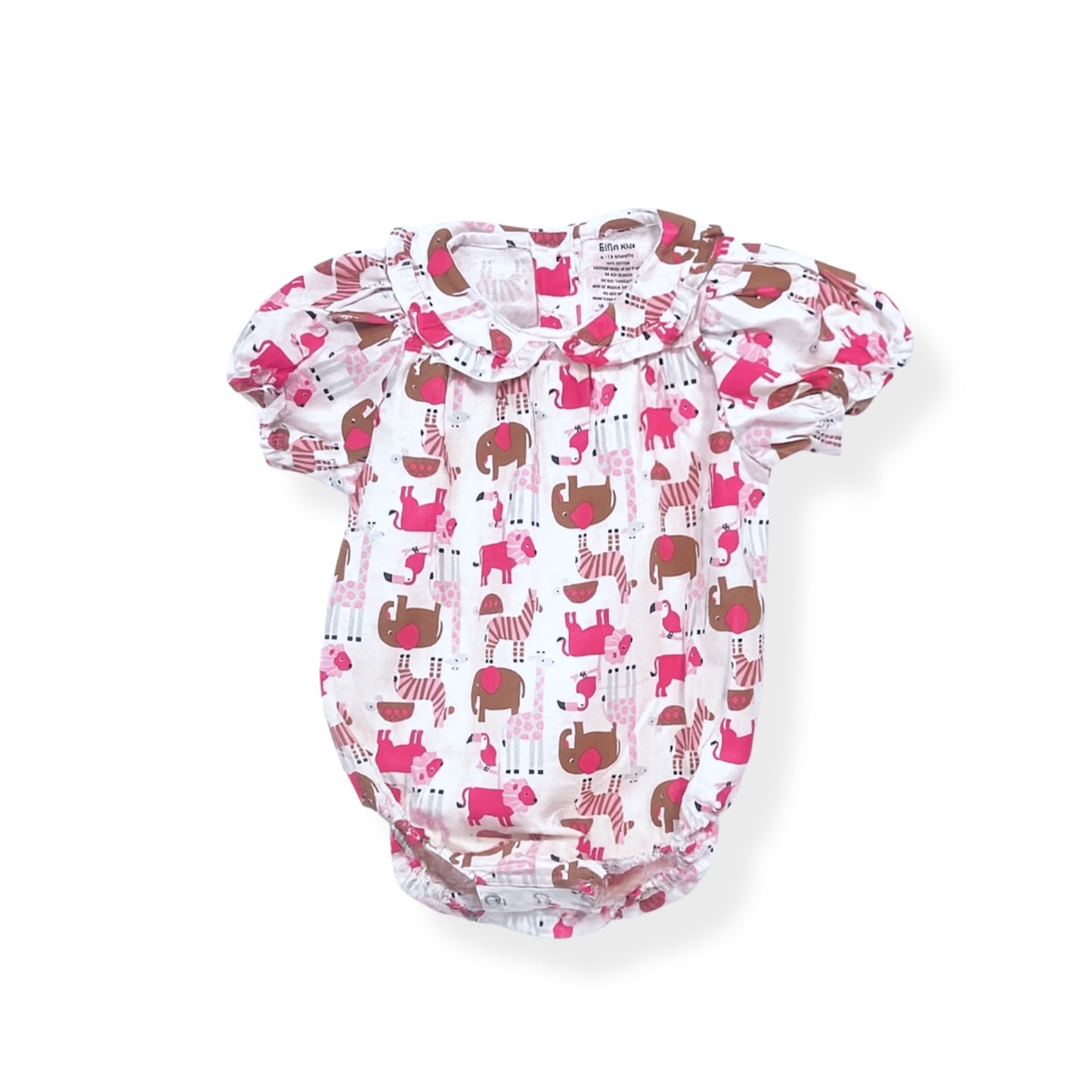 Sweet Safari Cotton Baby Romper