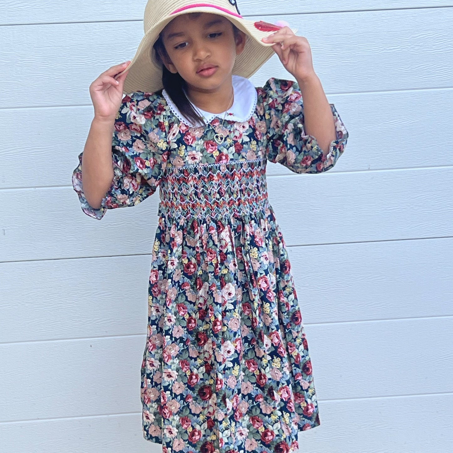 Floral Hand Skock Dress