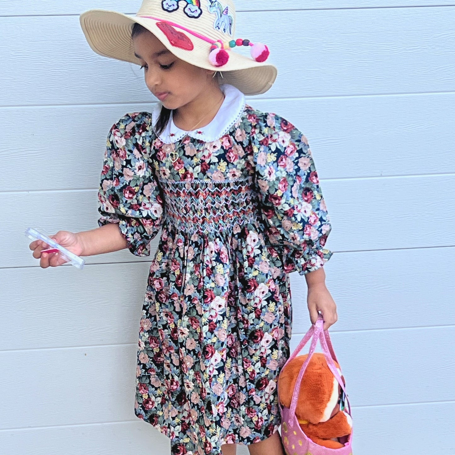 Floral Hand Skock Dress