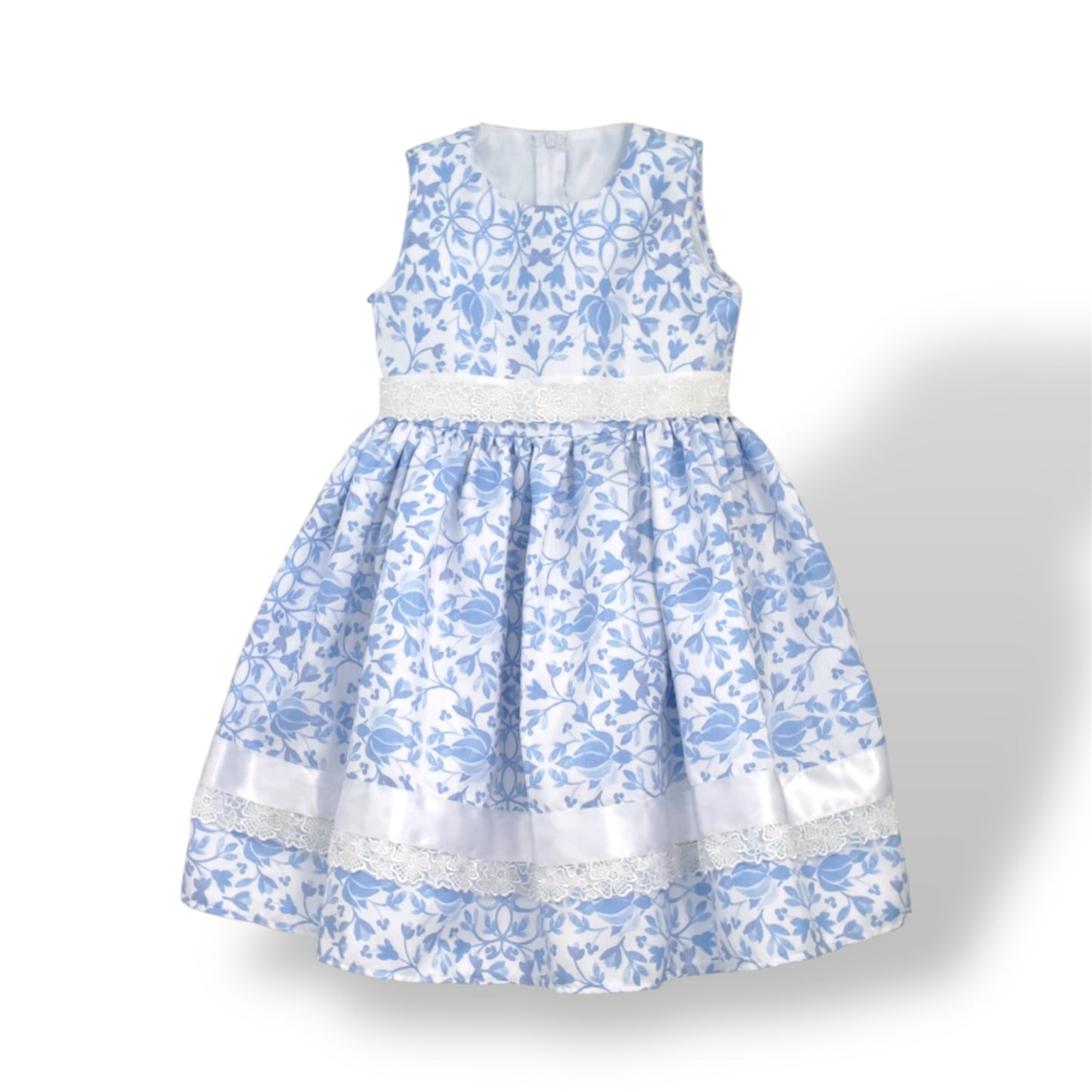 Blue Blossom Statin Dress
