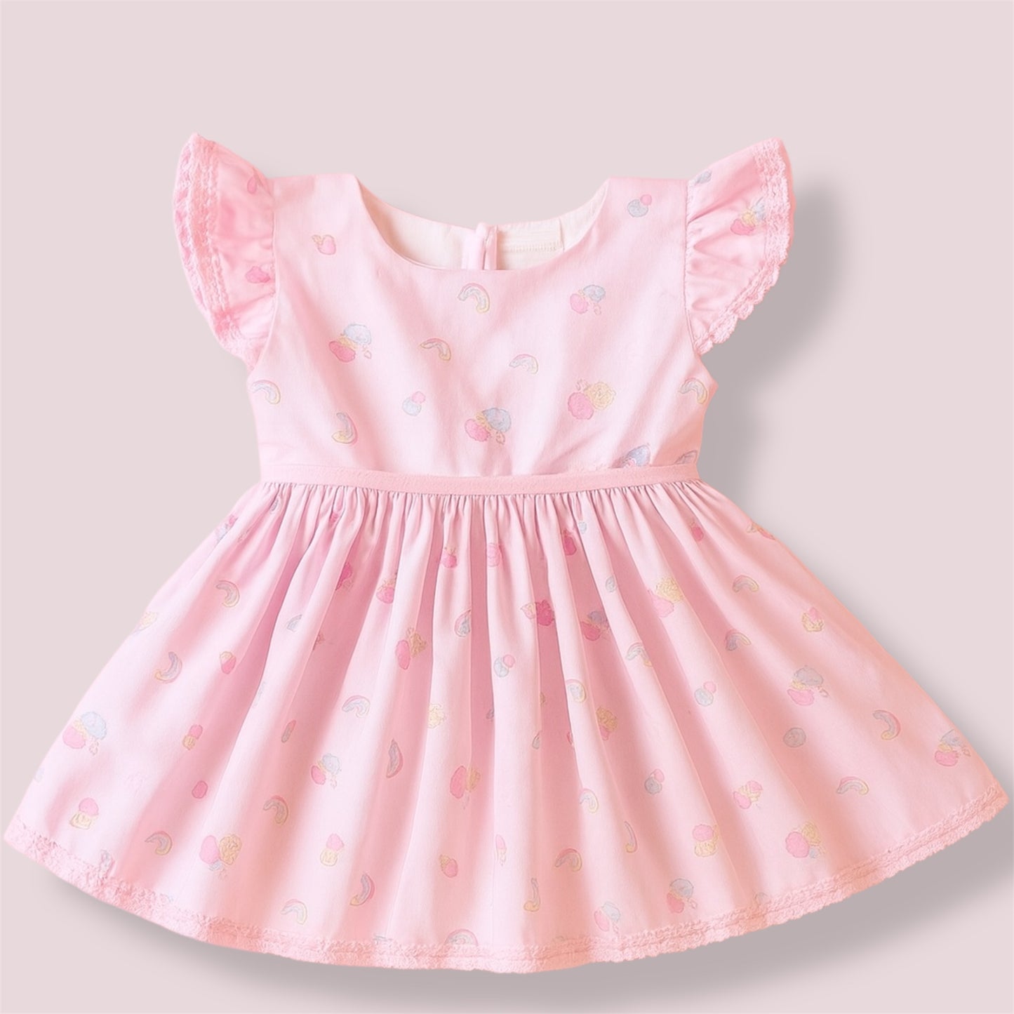 Rainbow Cotton Dress