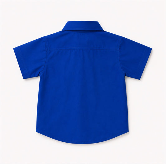 Blue cotton shirt