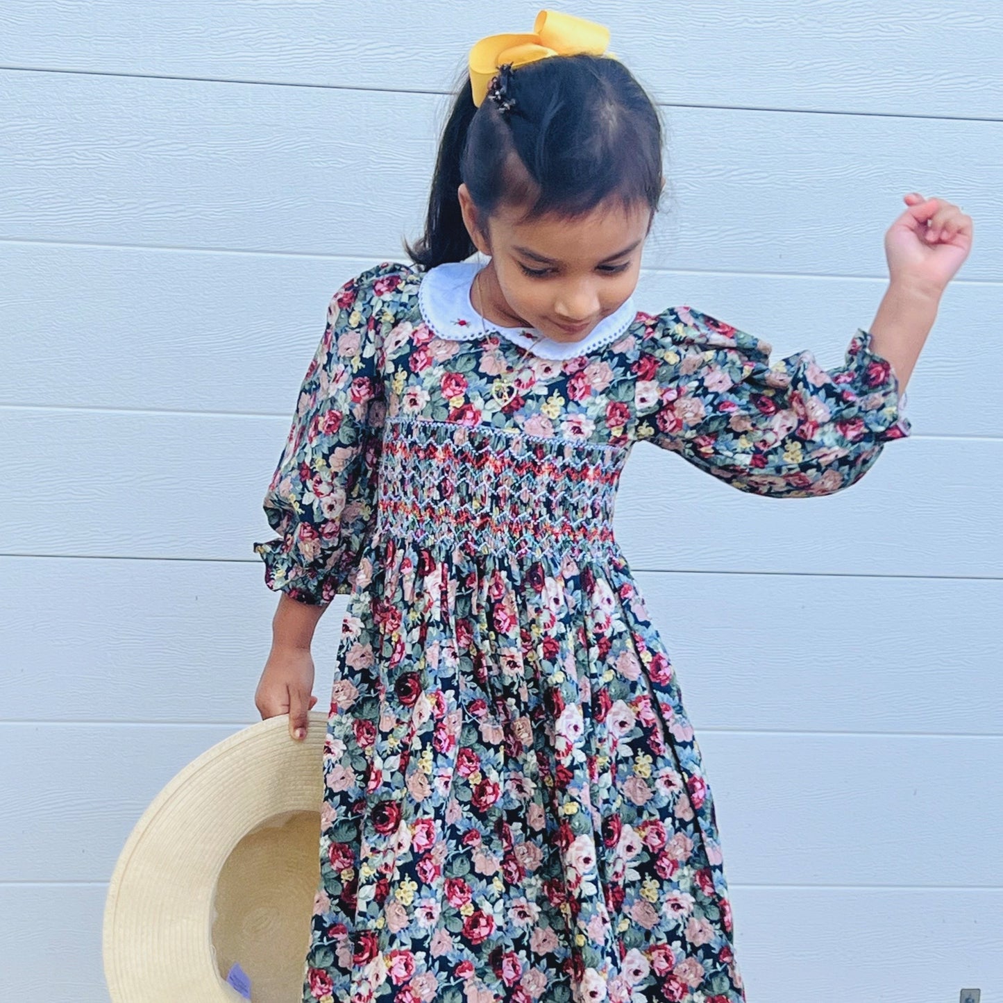 Floral Hand Skock Dress