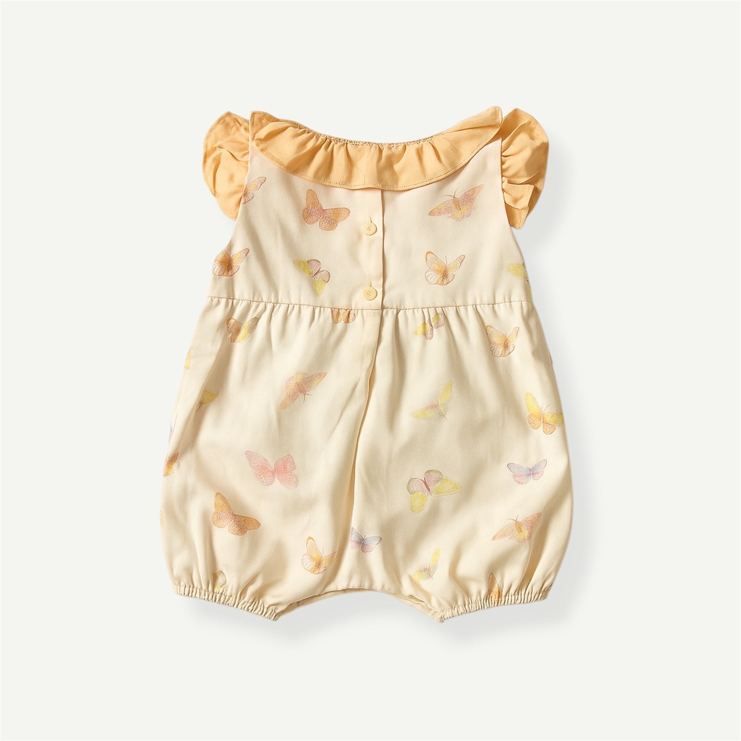 Butterfly Ruffle Baby Romper