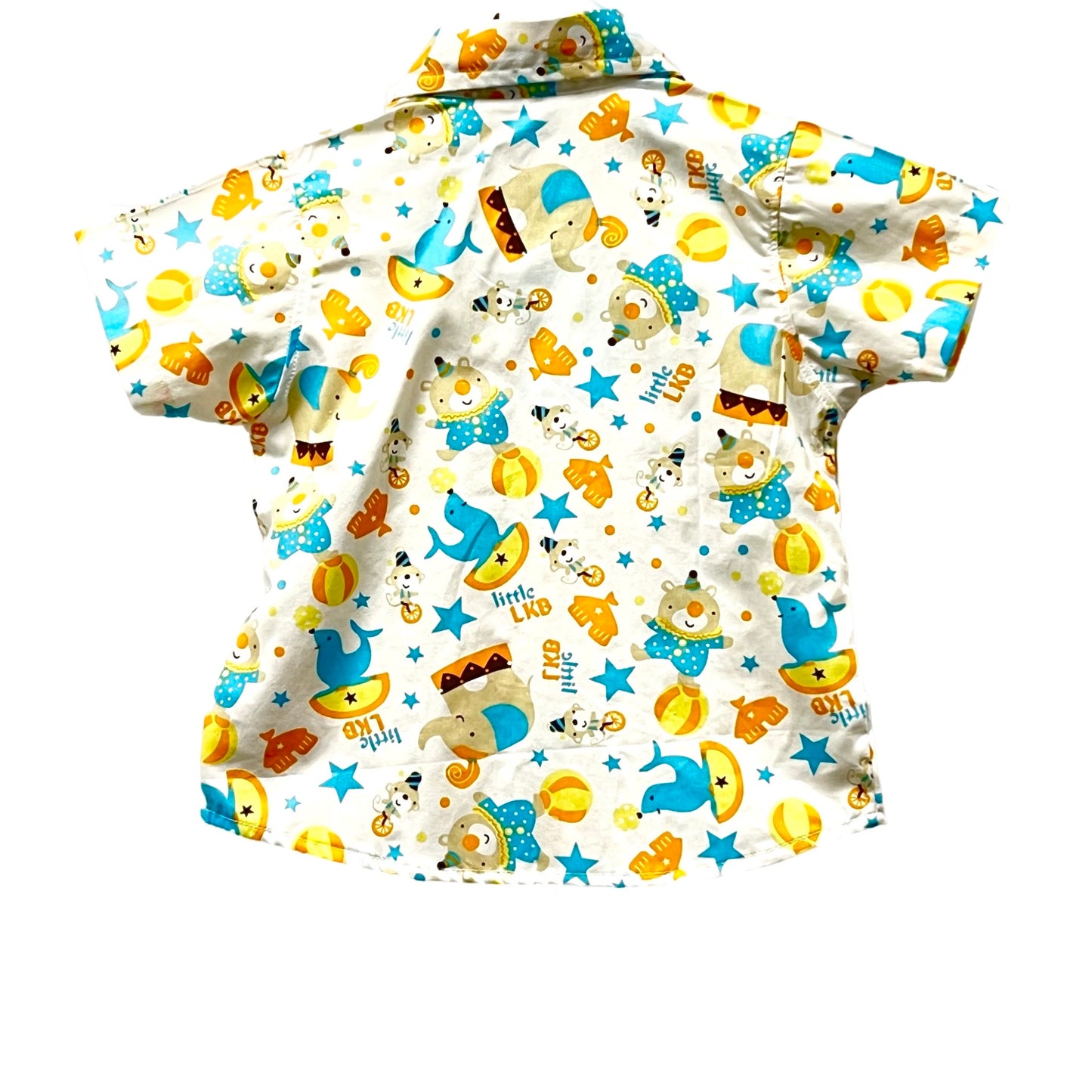 Circus print boys shirt