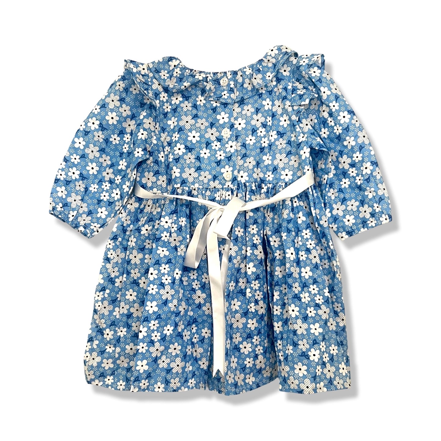 Baby Blue Floral Dress