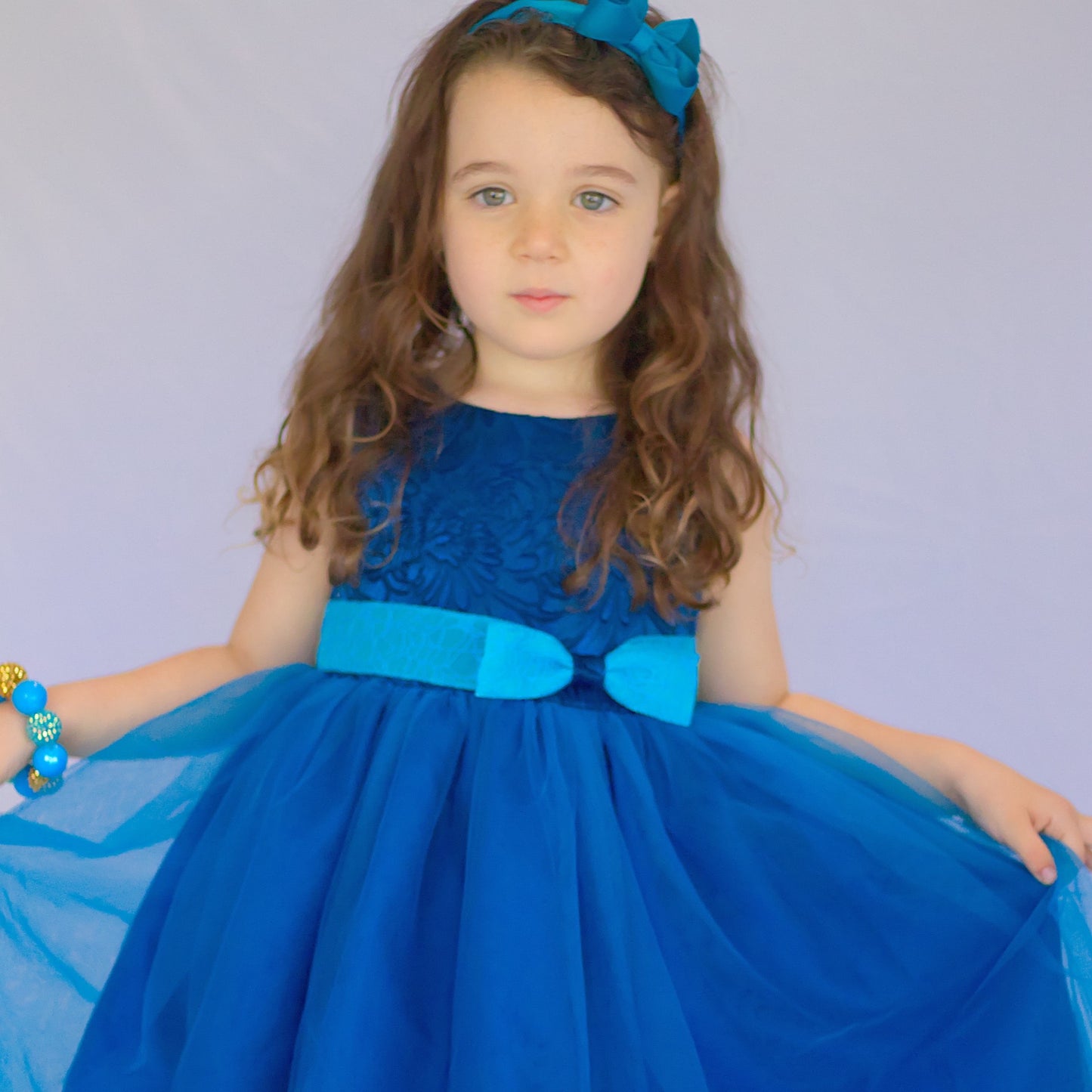 Lea Blue Party Dress