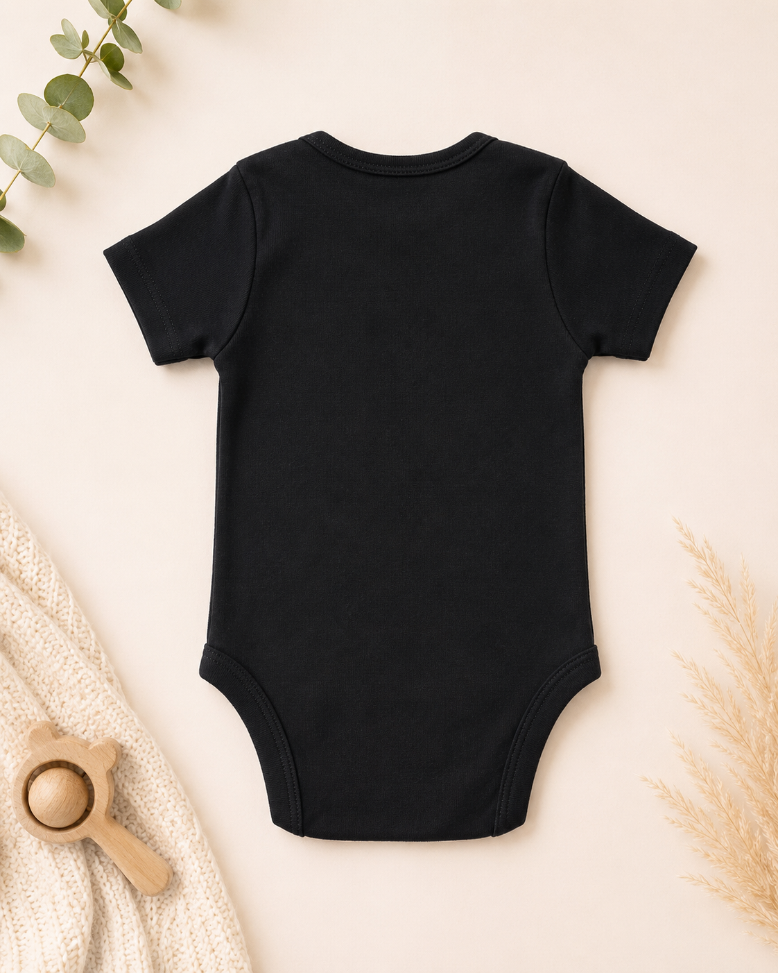 Daddy’s Bestie Black Baby Onesie Bodysuit