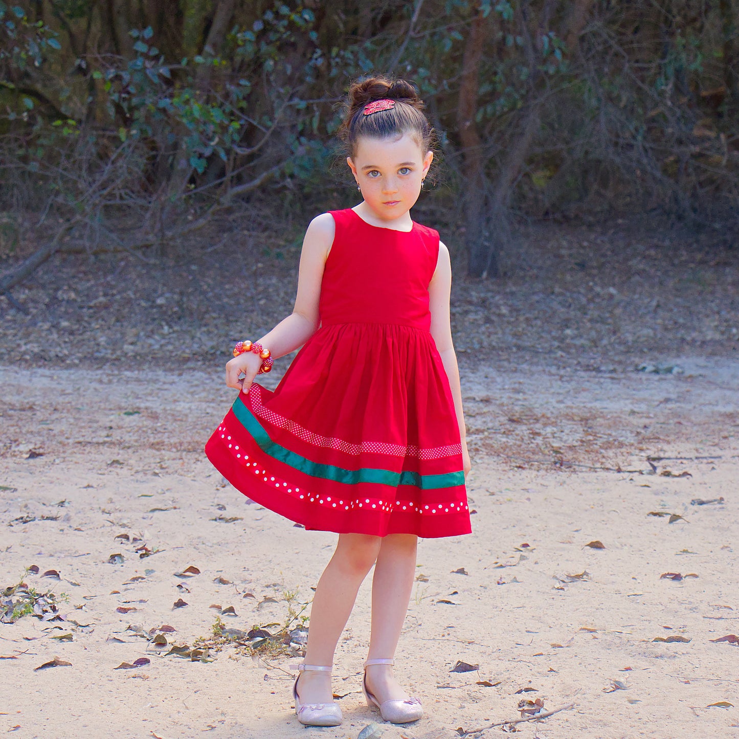 Maddison Red Christmas Dress