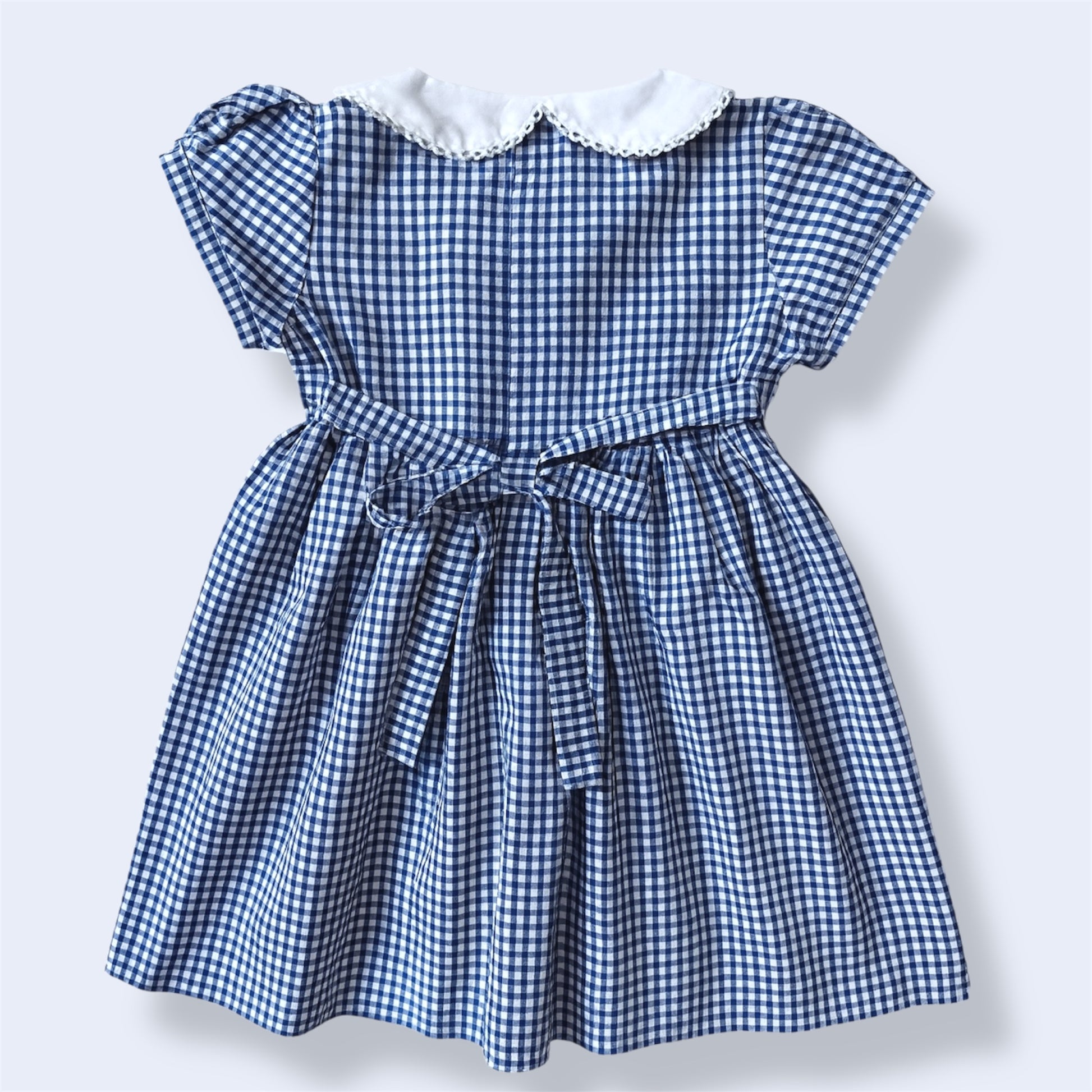 Blue Smock Dress Elfin Kidz Blue Smock Dress Elfin Kidz