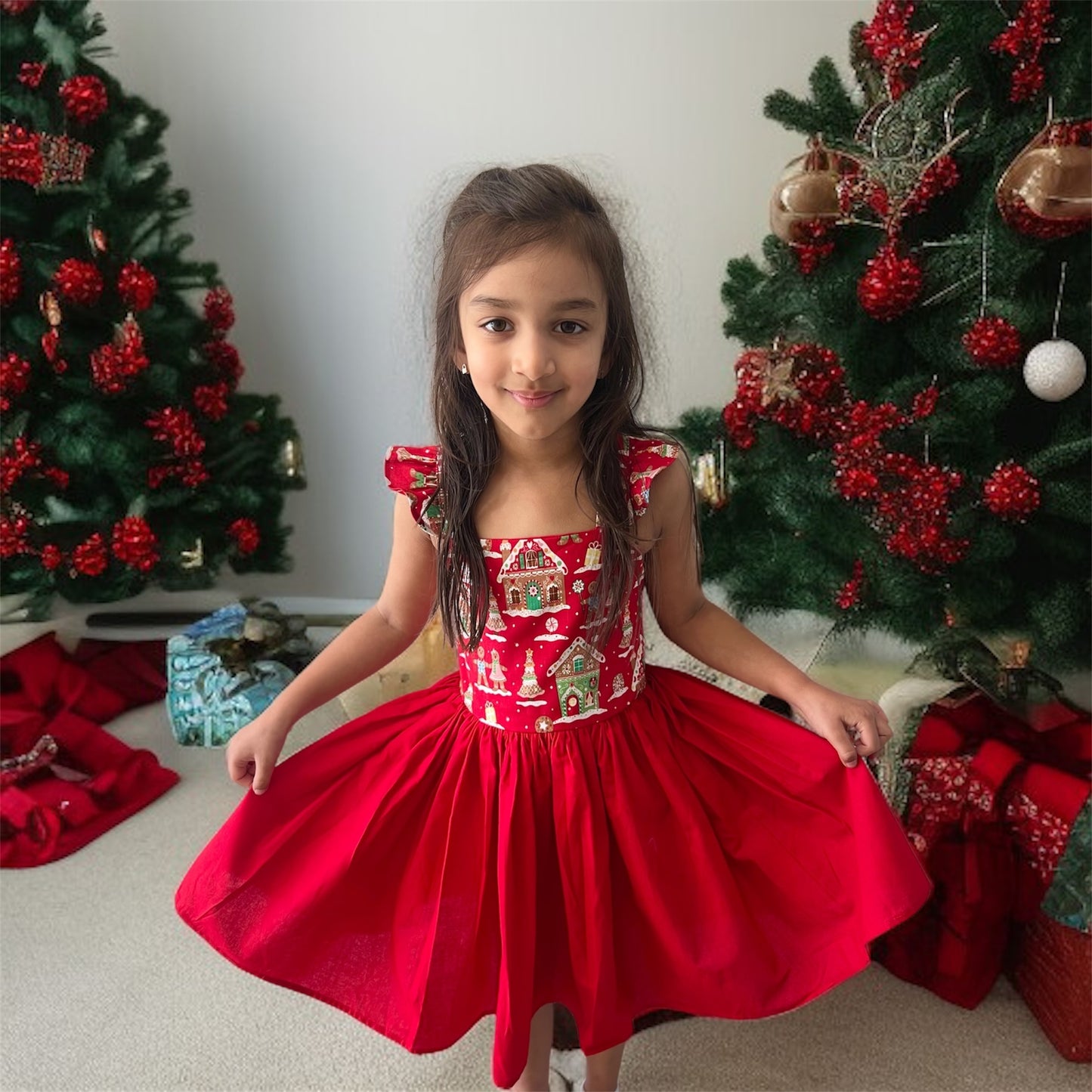 Christmas Baby Doll Dress