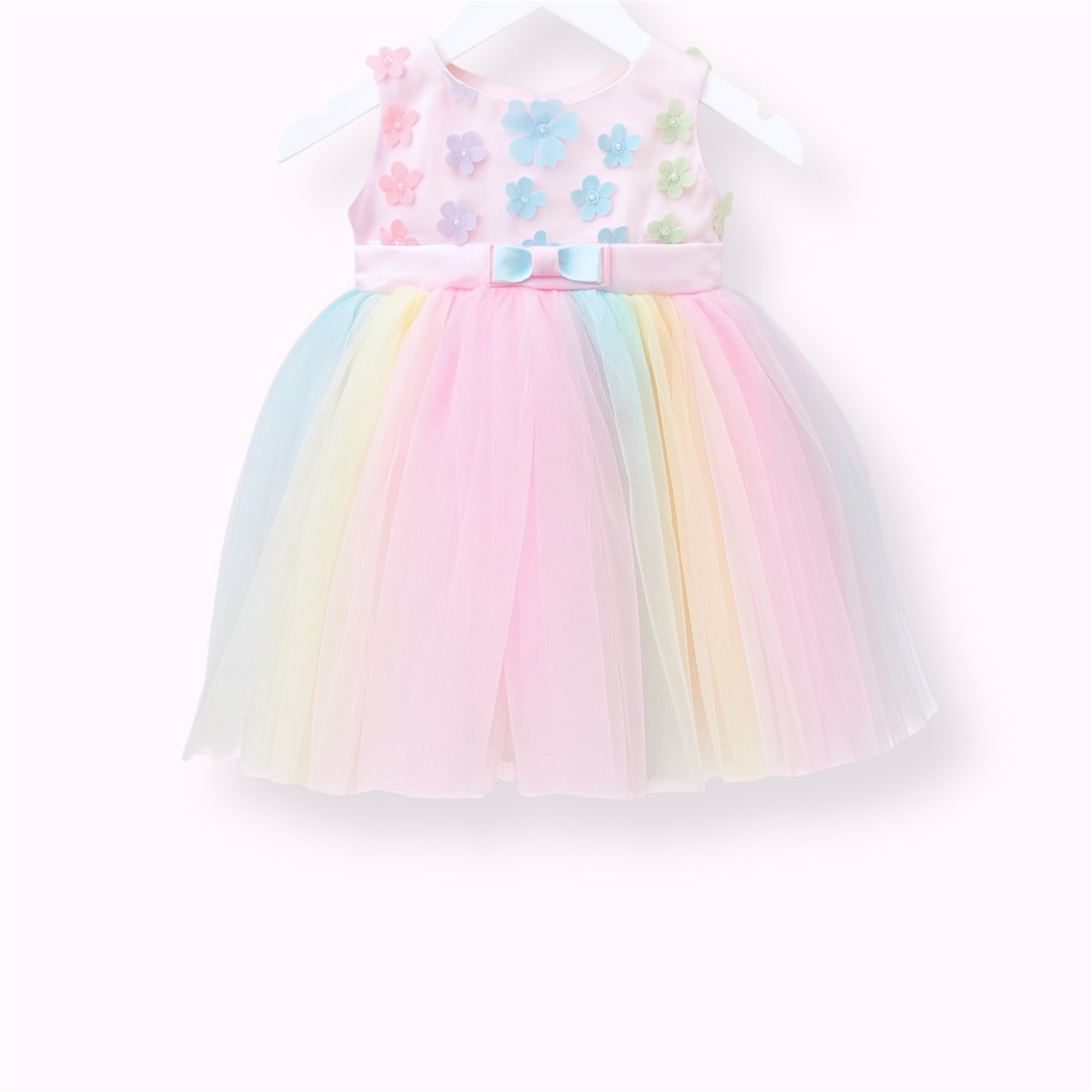 Rainbow Garden Tulle Dress