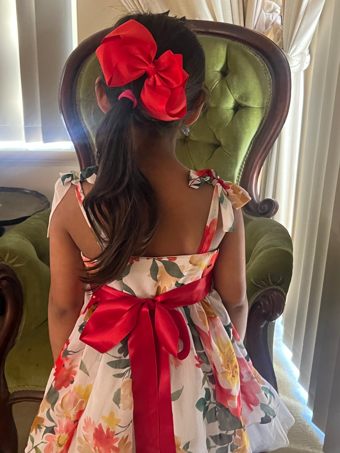 Garden Bloom Chiffon Dress