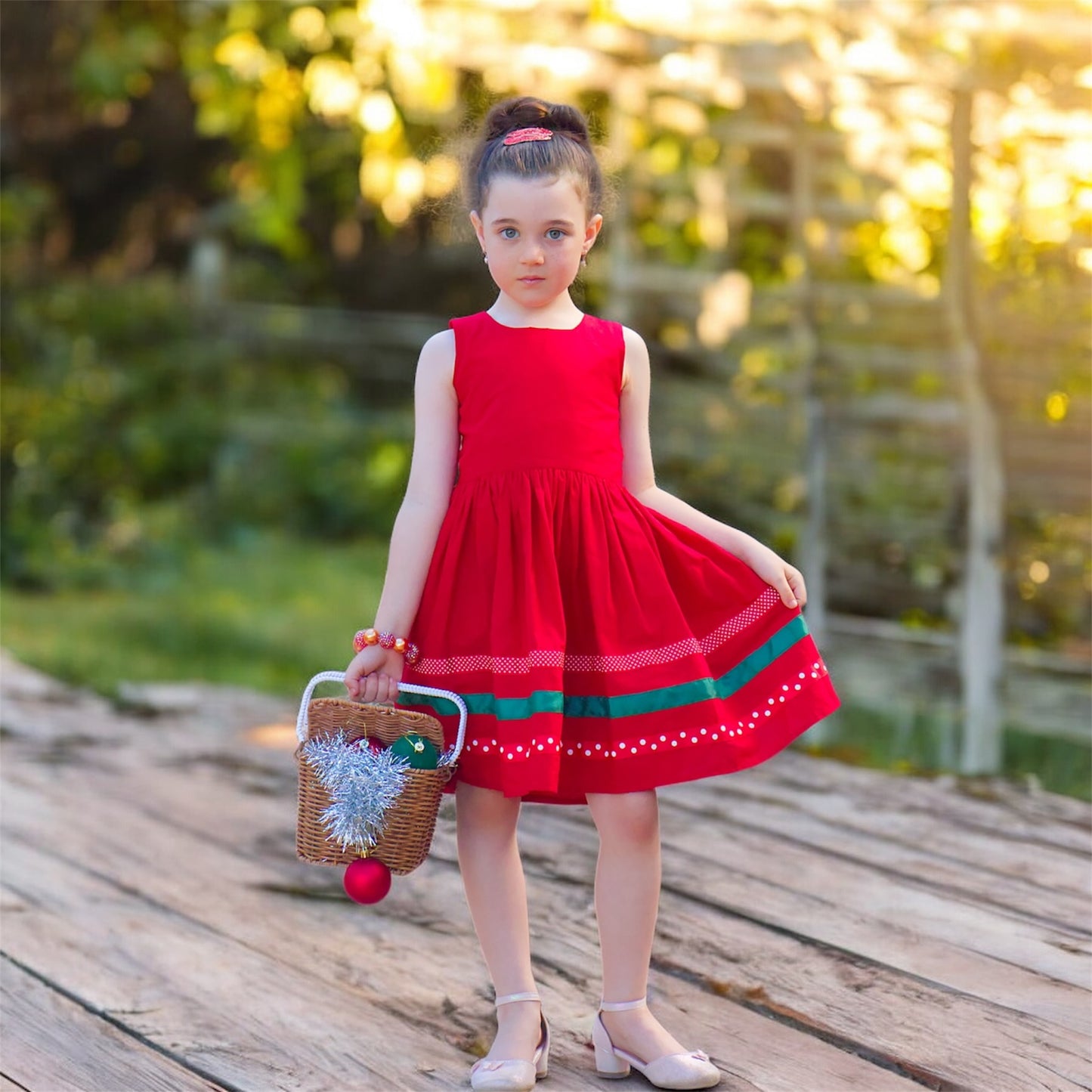 Maddison Red Christmas Dress