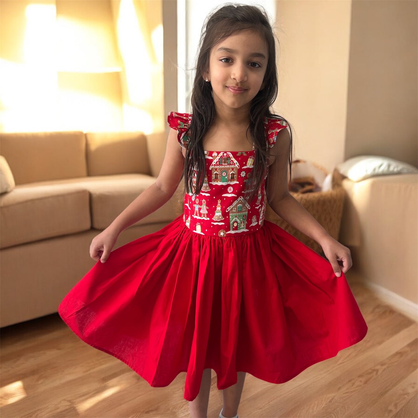 Christmas Baby Doll Dress