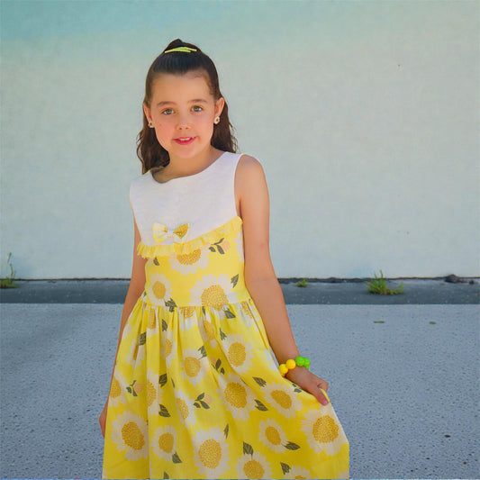 Sunshine Bloom Cotton Dress