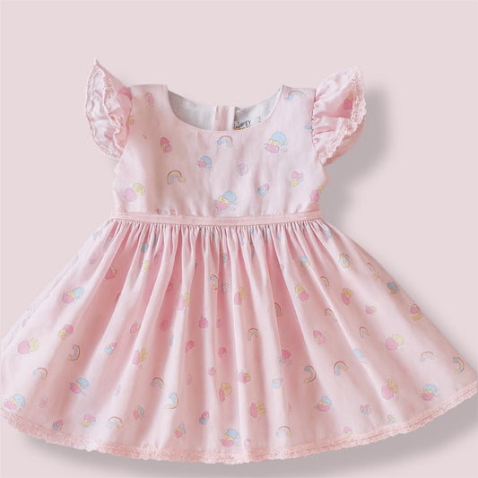 Rainbow Cotton Dress