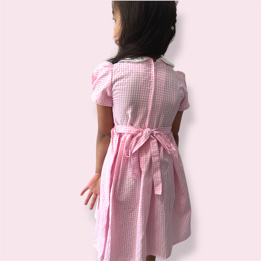 Pink Hand Smocked Dress