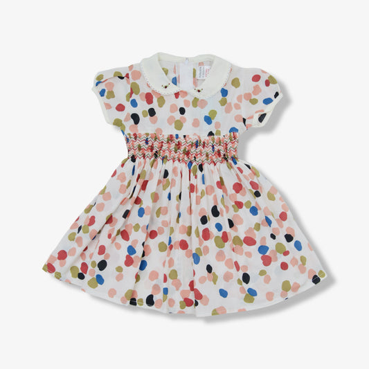 Colourful Hand Smock Dress