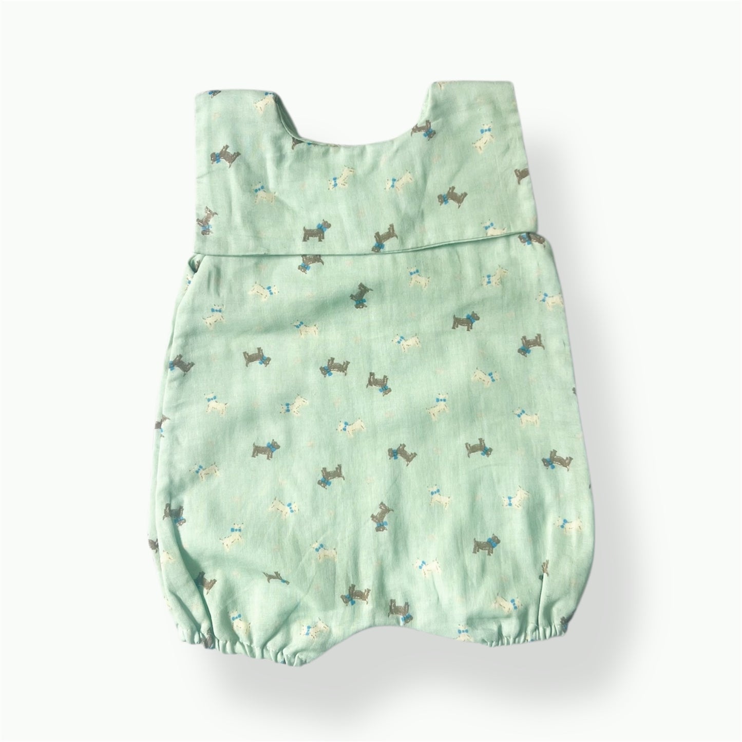 Soft Cotton Dog Print Baby Romper