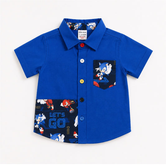 Blue cotton shirt