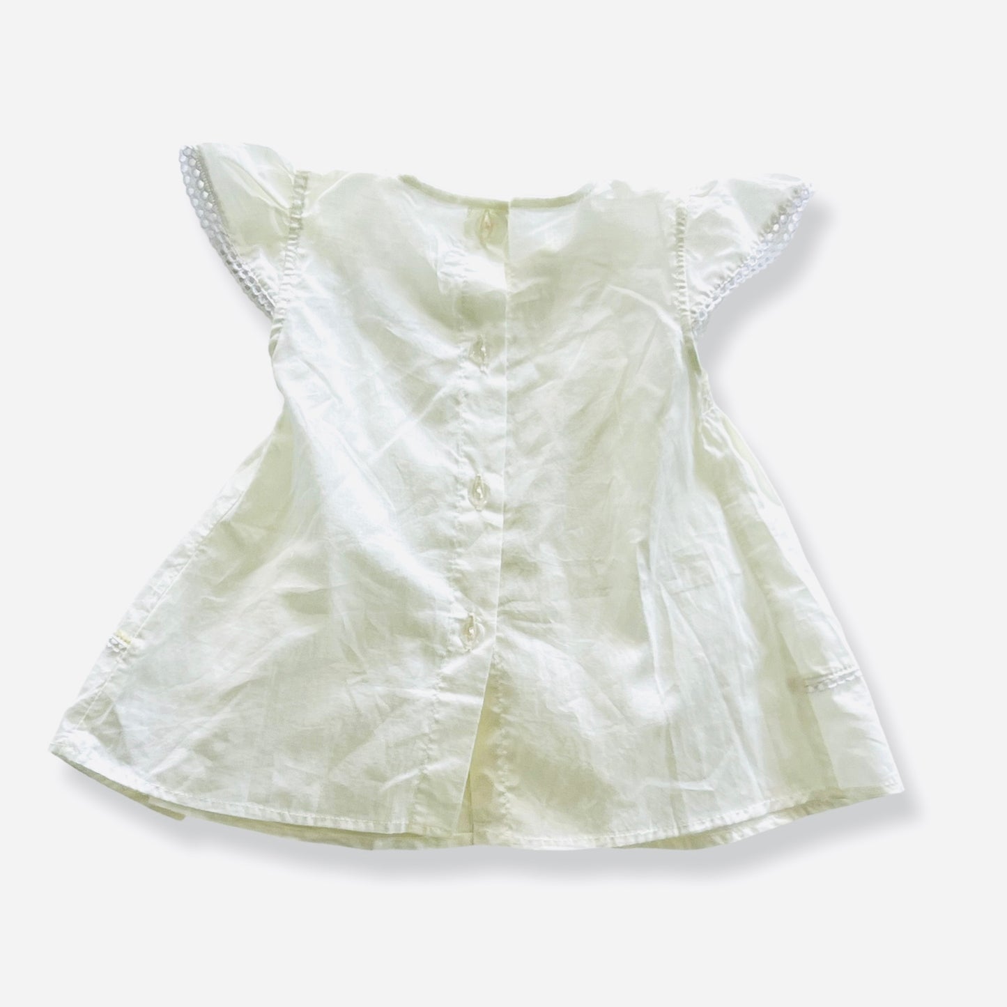 Yellow Baby Smock Dress