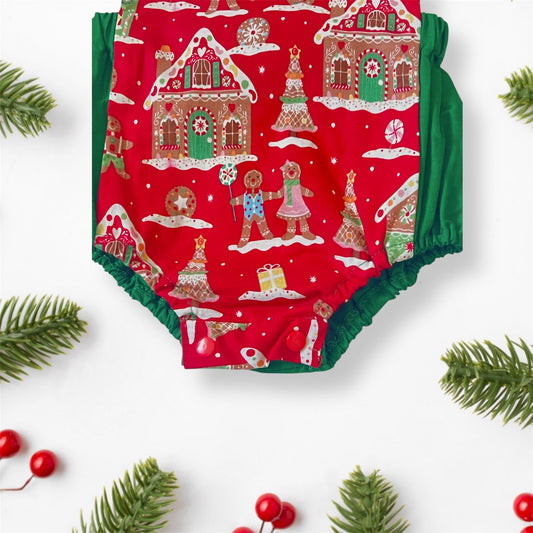 Gingerbread Christmas Romper