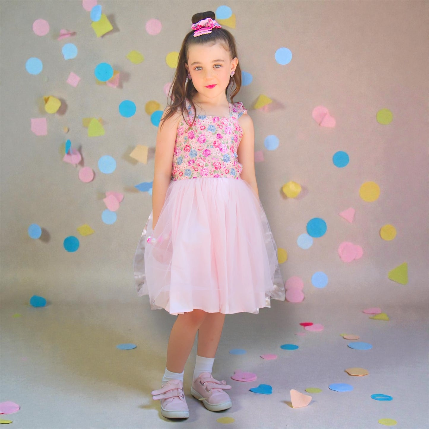 Baby Doll Floral Tulle Dress