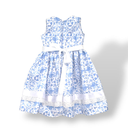 Blue Blossom Statin Dress