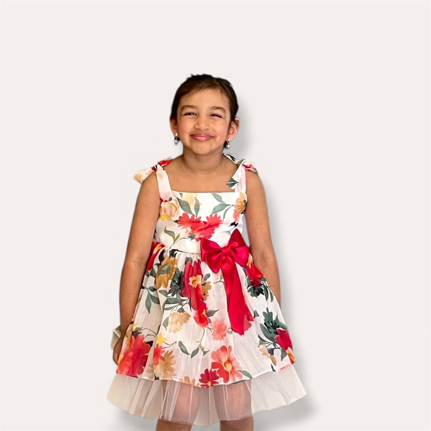 Garden Bloom Chiffon Dress