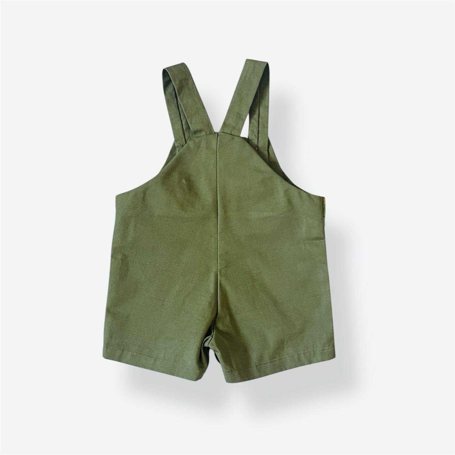 Green Cotton Romper – 100% Cotton