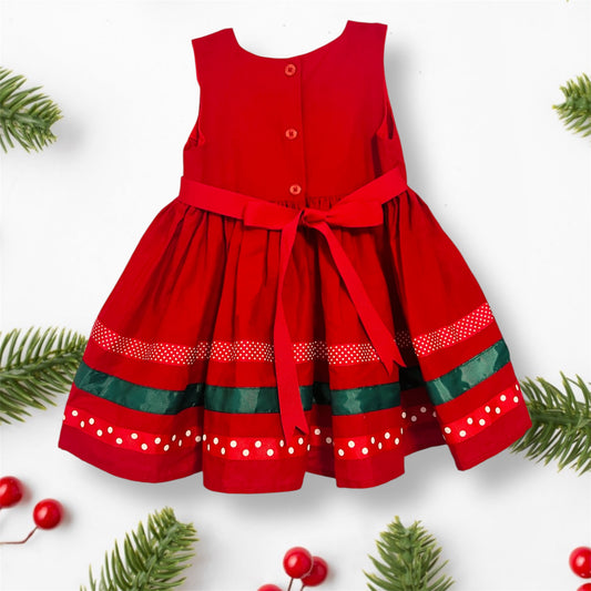 Maddison Red Christmas Dress