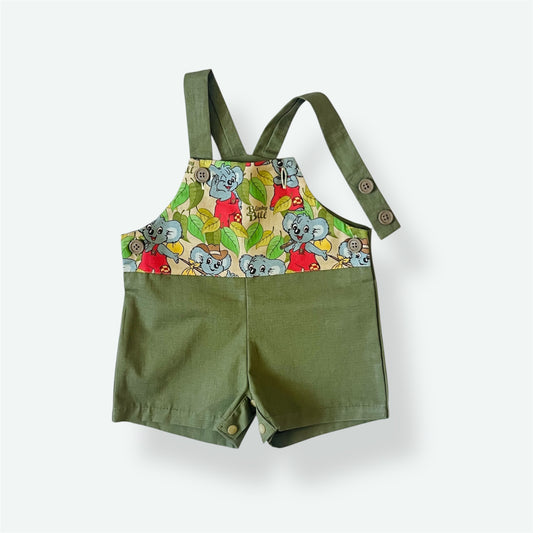 Green Cotton Romper – 100% Cotton