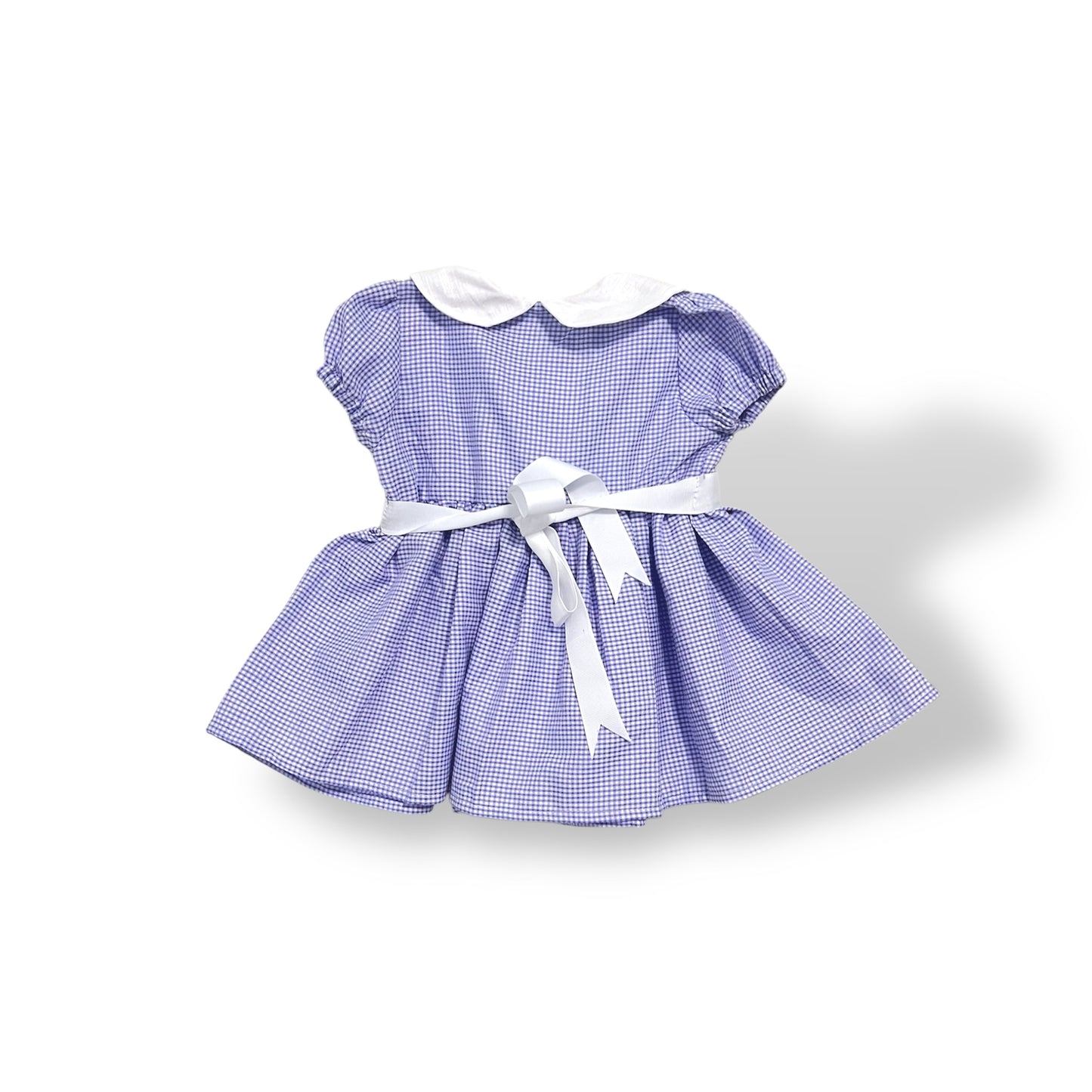 Purple Gingham Baby Dress
