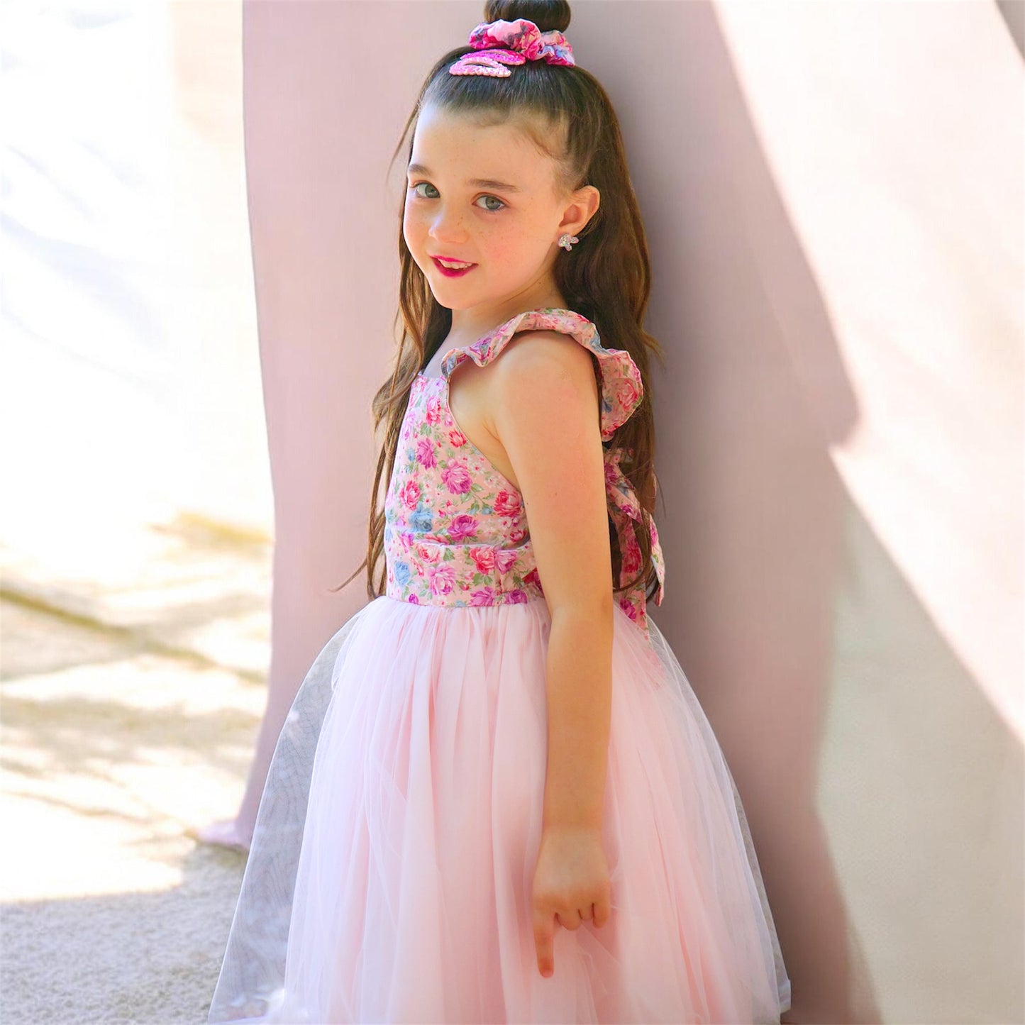 Baby Doll Floral Tulle Dress