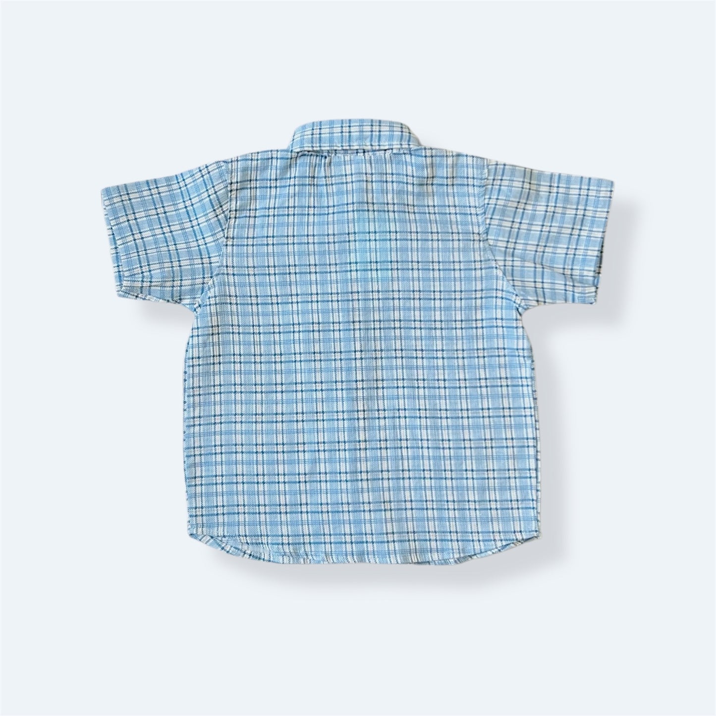 Blue Check Boys Shirt