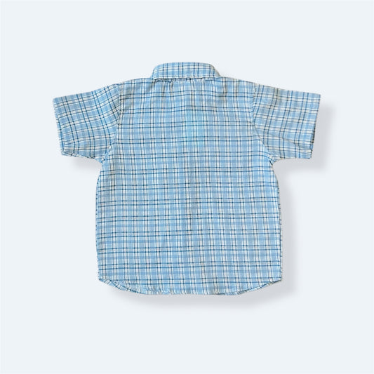 Blue Check Boys Shirt