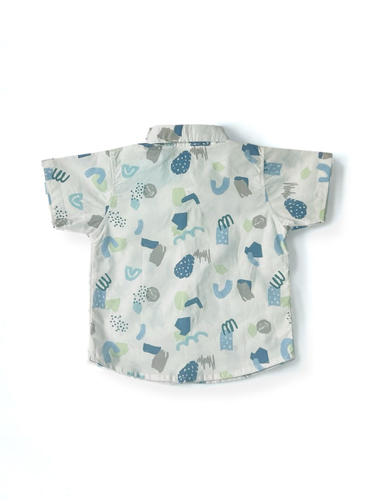 Abstract Print Boys’ Shirt
