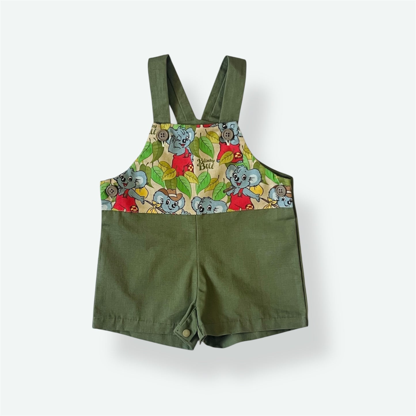 Green Cotton Romper – 100% Cotton