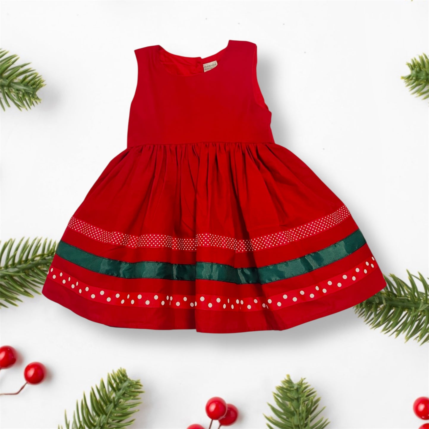 Maddison Red Christmas Dress