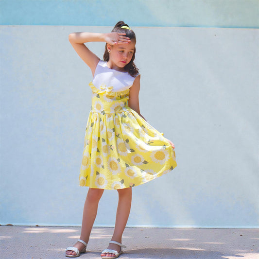 Sunshine Bloom Cotton Dress