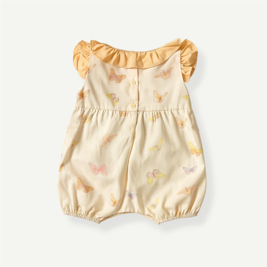 Butterfly Ruffle Baby Romper