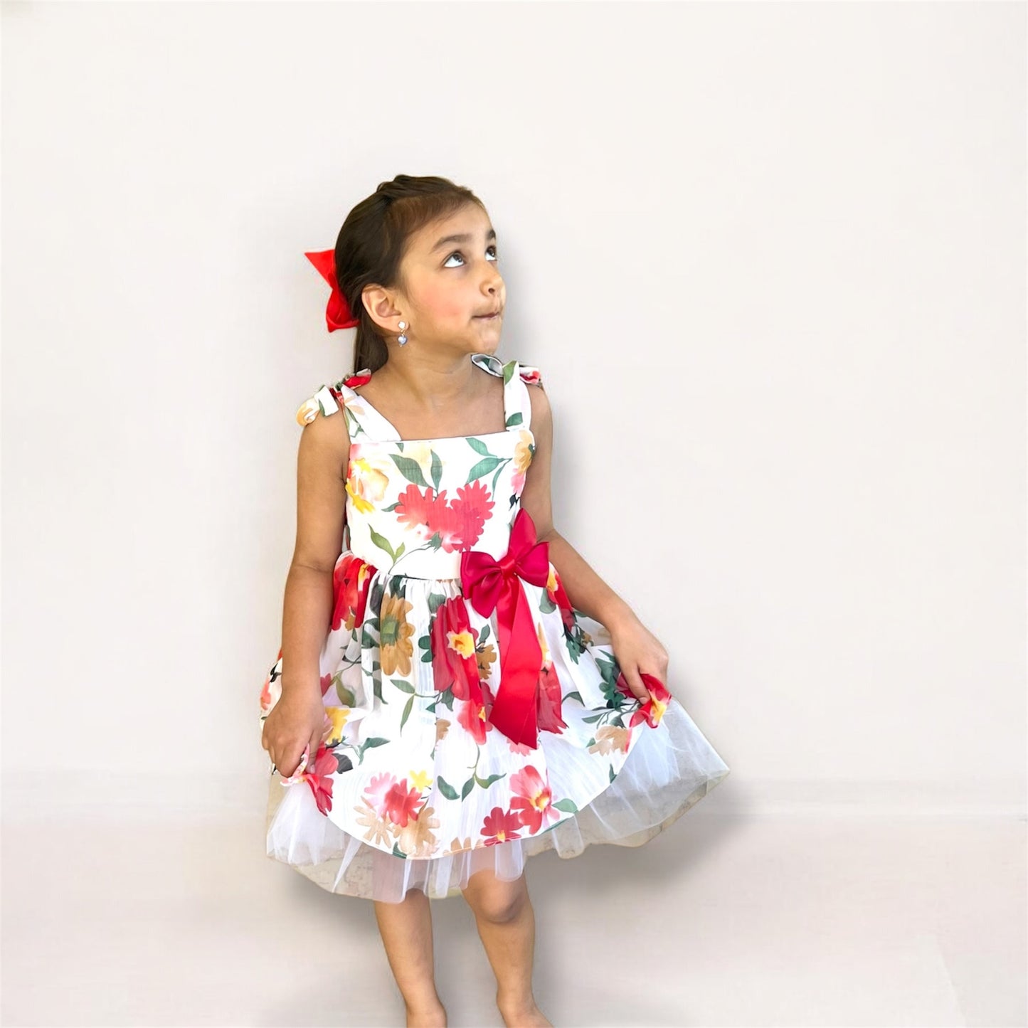 Garden Bloom Chiffon Dress