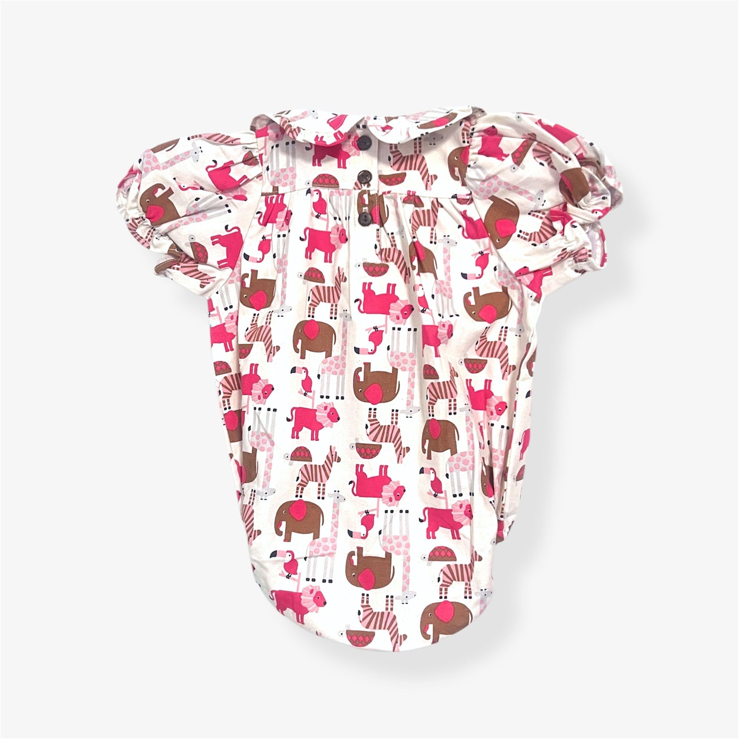 Sweet Safari Cotton Baby Romper