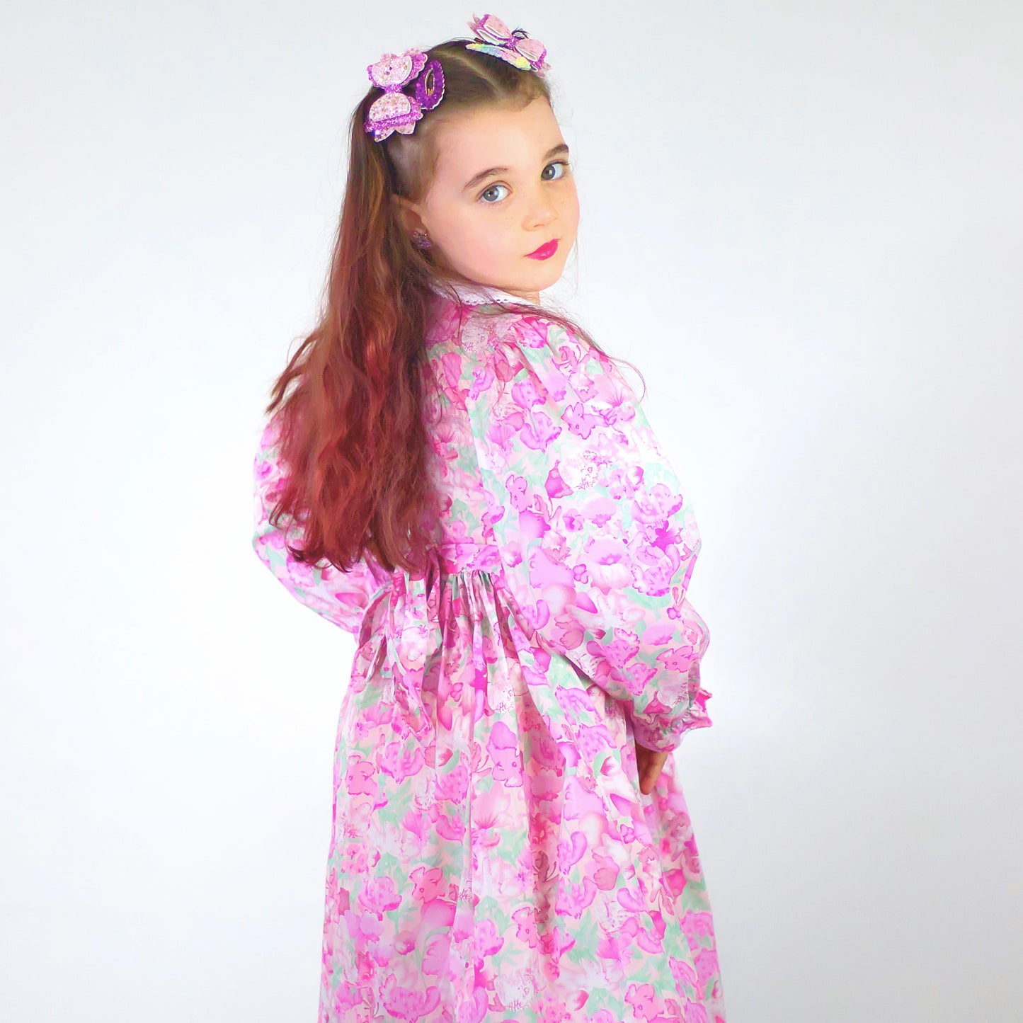 Pink Hand Smock Dress