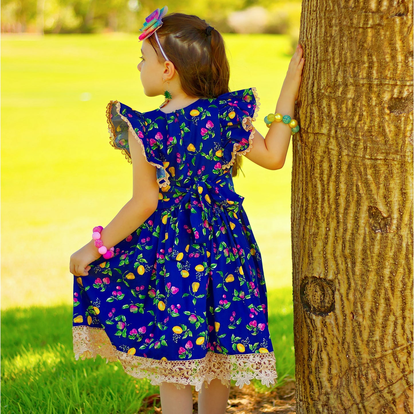 Blue Lace dress
