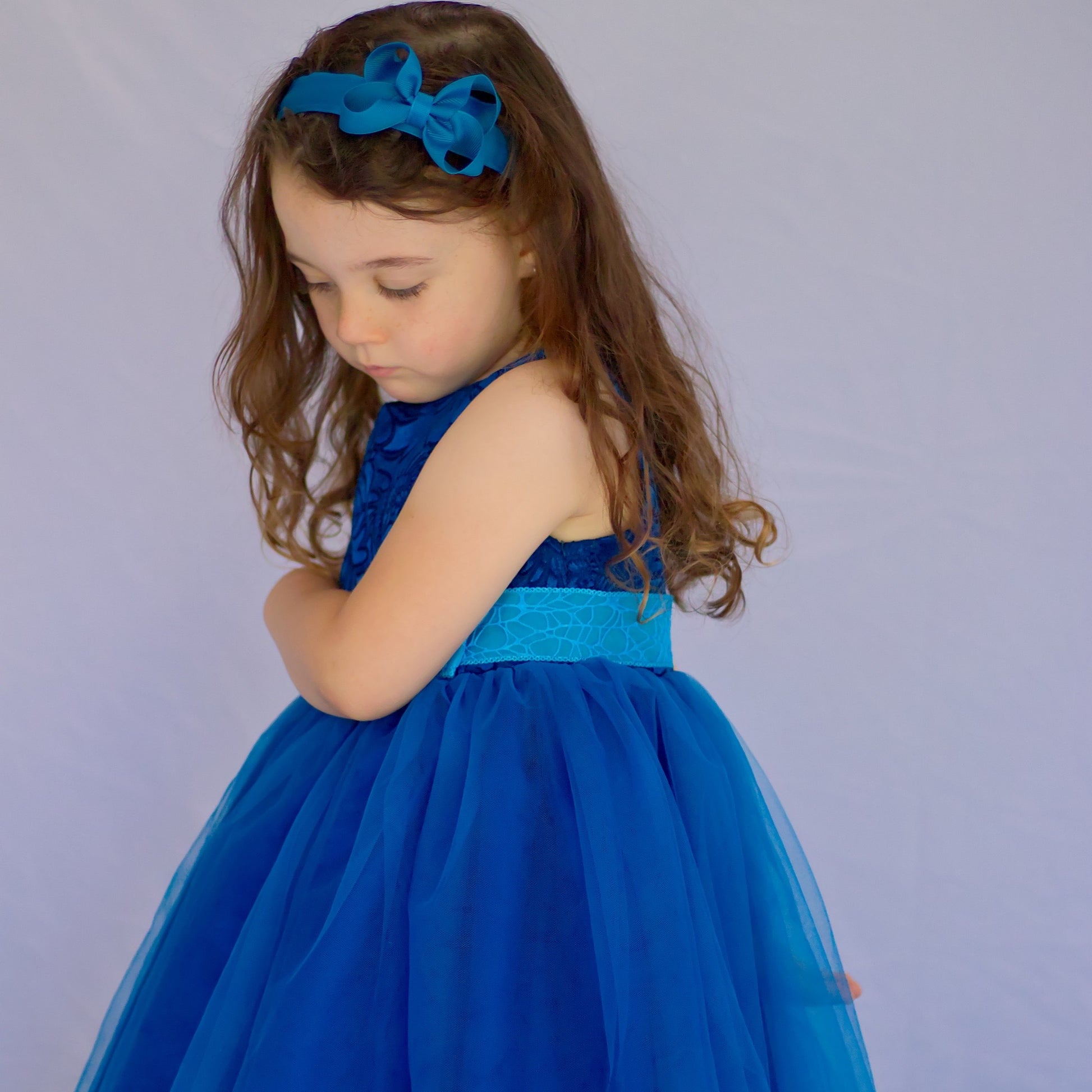 Lea Blue Party Dress