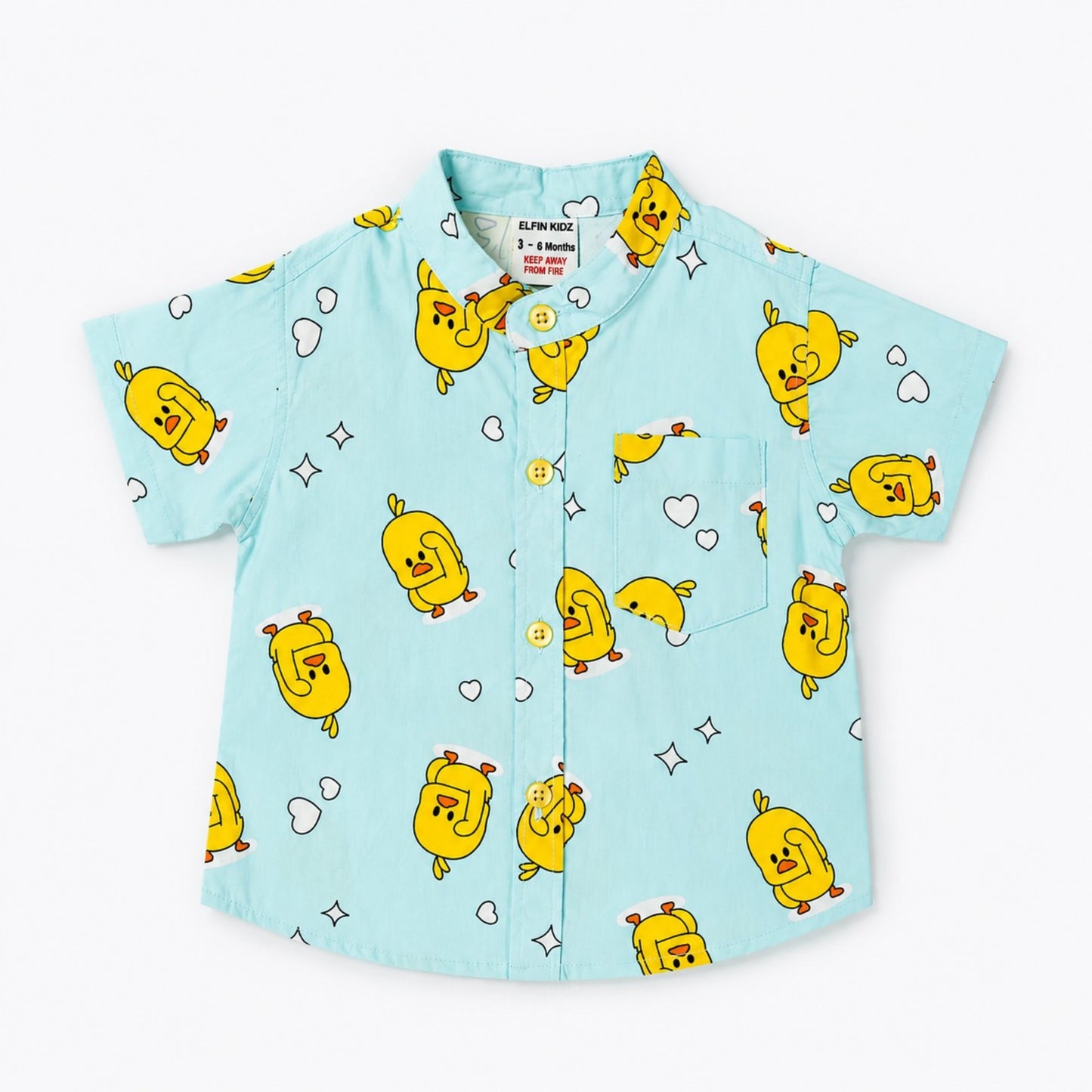 Baby & Toddler Duck Print Short Sleeve Shirt