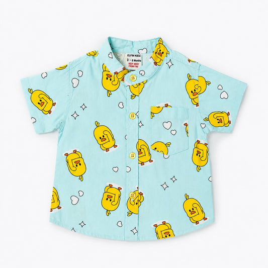 Baby & Toddler Duck Print Short Sleeve Shirt